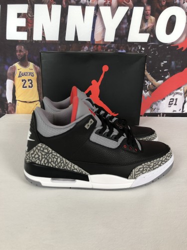 Authentic Air Jordan 3'88 “Black Cement”