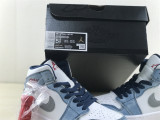 Air Jordan 1 Mid washed blue