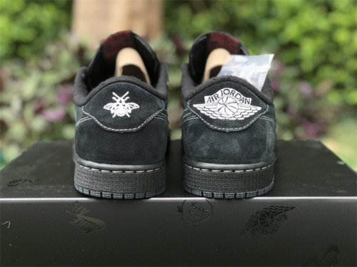 Travis Scott x Air Jordan 1 Low OG full black 