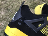 Air Jordan 4 “Thunder” signature customized 