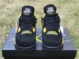 Air Jordan 4 “Thunder” signature customized 