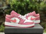 Air Jordan 1 Low white & pink 