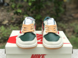 Travis Scott x Air Jordan 1 Low OG milky red & green 