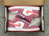 Air Jordan 1 Low white & pink 