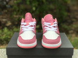 Air Jordan 1 Low white & pink 
