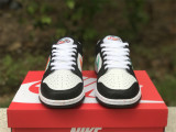 Nike Dunk low Multi Black and white color three-hook splash ink