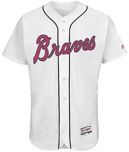Customize Pink Mother's Day Braves Jerseys 260