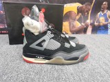 off white air Jordan 4 retro bred 