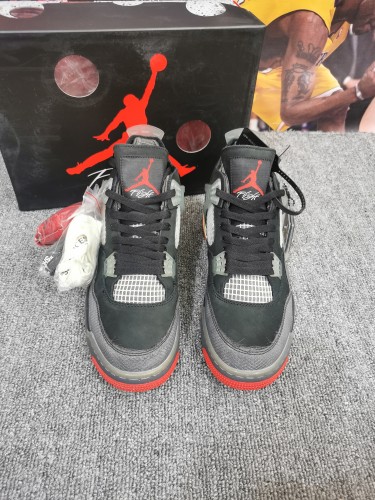 off white air Jordan 4 retro bred 
