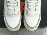 Air Jordan 3 white & green