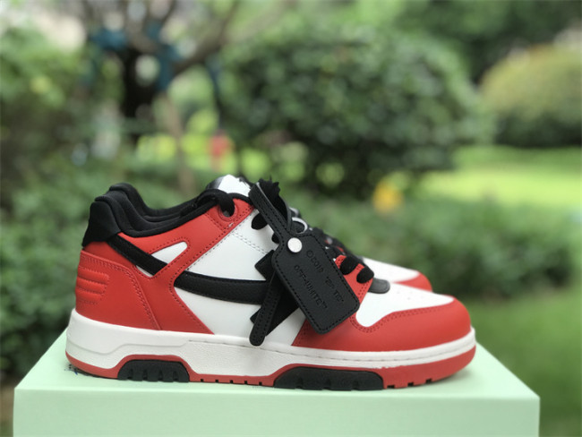 OFF-WHITE Out Of Office red & white & black 