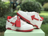 OFF-WHITE Out Of Office white & red sole 