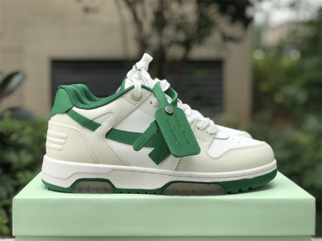 OFF-WHITE Out Of Office white & green 