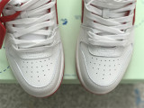 OFF-WHITE Out Of Office white & red sole 