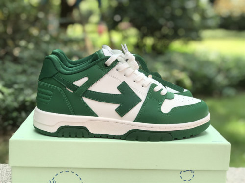 OFF-WHITE Out Of Office green & white 