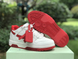 OFF-WHITE Out Of Office white & red sole 