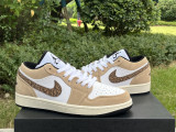  Air Jordan 1 Low SE “Brown Elephant”