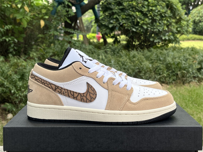  Air Jordan 1 Low SE “Brown Elephant”