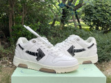 OFF-WHITE Out Of Office white & balck strip swoosh 