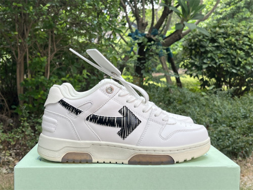 OFF-WHITE Out Of Office white & balck strip swoosh 
