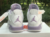 Air Jordan 4 white & purple oreo