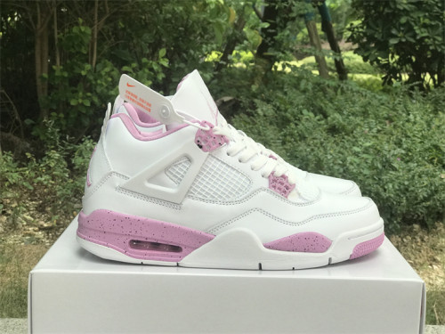 Air Jordan 4 white & pink oreo 