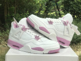 Air Jordan 4 white & pink oreo 