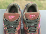 New Balance 9060 dark brown & red 