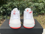 Air Jordan 5 Low white & orange & green 