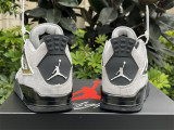 Air Jordan 4 WMNS grey & black & silver 