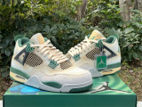 Air Jordan 4 union white & green 