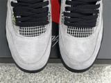 Air Jordan 4 WMNS grey & black & silver 