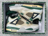 Air Jordan 4 union white & green 
