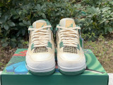 Air Jordan 4 union white & green 
