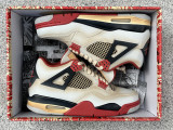 Air Jordan 4 union white & red 