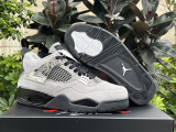 Air Jordan 4 WMNS grey & black & silver 