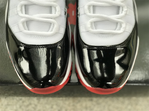 Air Jordan 11 white black & red 