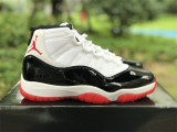 Air Jordan 11 white black & red 