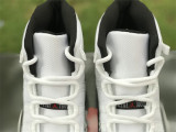 Air Jordan 11 white black & red 