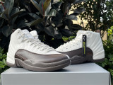 SoleFly x Air Jordan 12 white & brown  