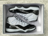 Air jordan 11 grey and black 