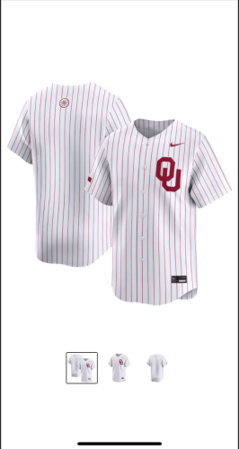 Oklahoma Sooners MLB Jerseys 001