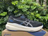 Asics Gel-Kayano 31 black and blue 