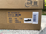 Asics Gel-Kayano 31 black and orange 