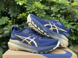 Asics Gel-Kayano 31 blue and golden 