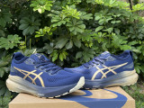 Asics Gel-Kayano 31 blue and golden 