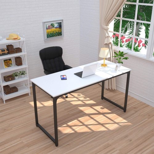Foxemart Modern Computer Desk 55 Inch Home Office Desk