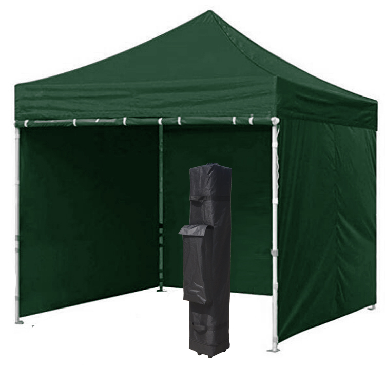 US$ 598.00 - 40mm Hex Aluminum Frame with Full Zippered Walls for 10 x 10  Easy Pop Up Canopy Tent with 4 Removable Side Walls - www.lantentsun.com