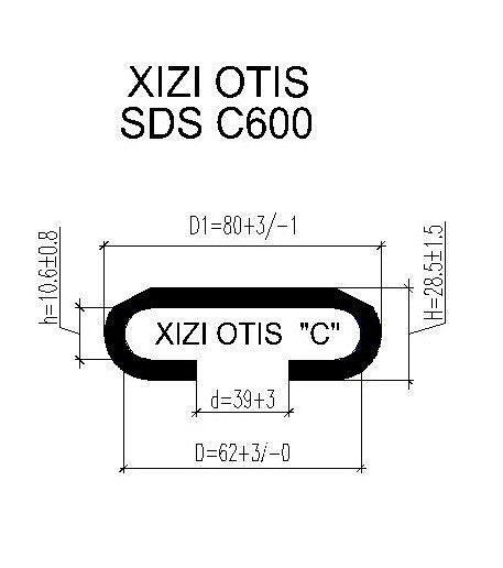 Поручень для эскалатора XIZI  C-600 SDS  (Тип C)