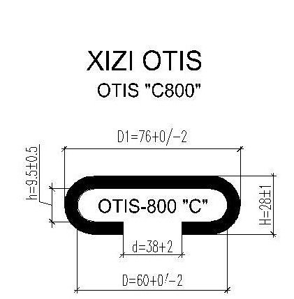 Поручень для эскалатора XIZI OTIS-800/ C-800  (Тип C)